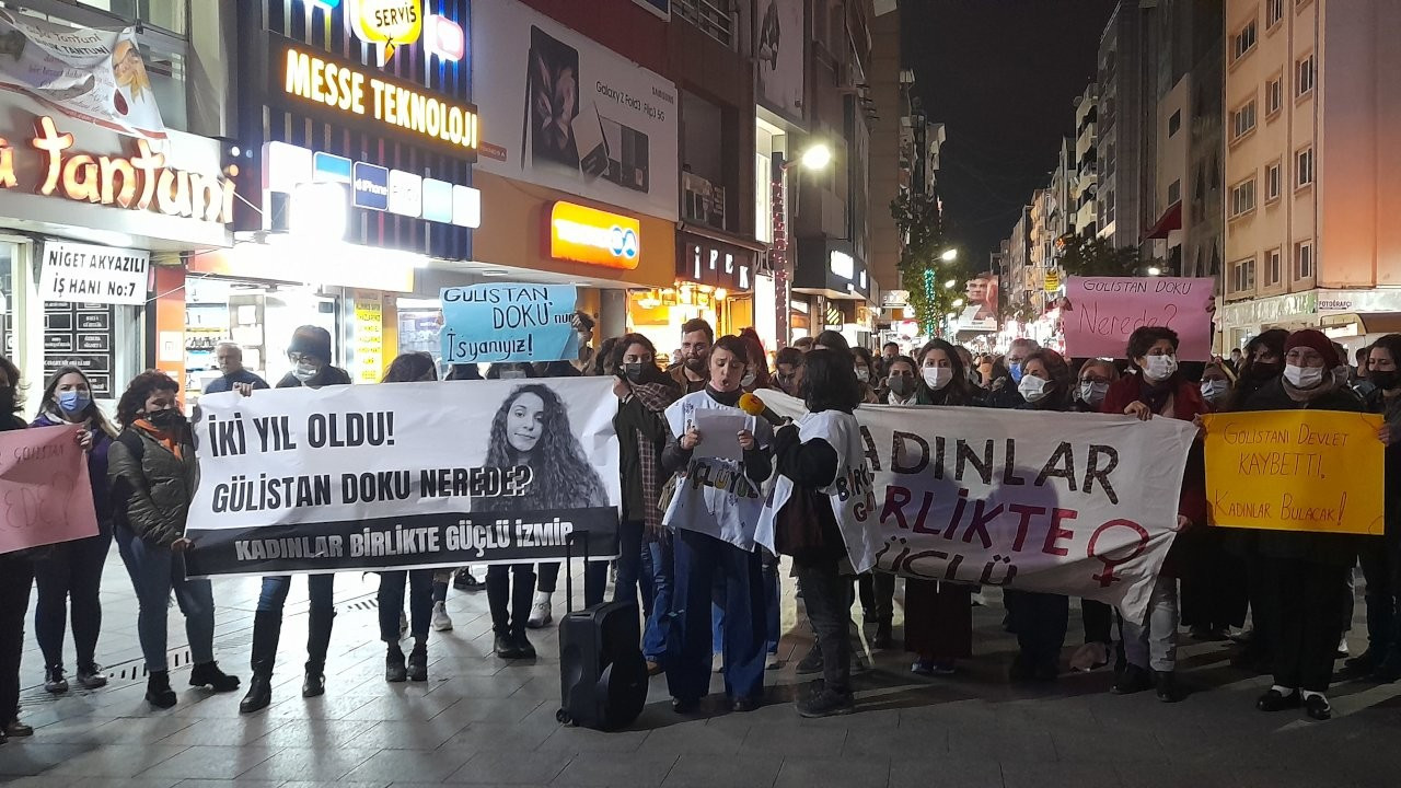 İzmir'de kadınlar, Gülistan Doku'nun akıbetini sordu