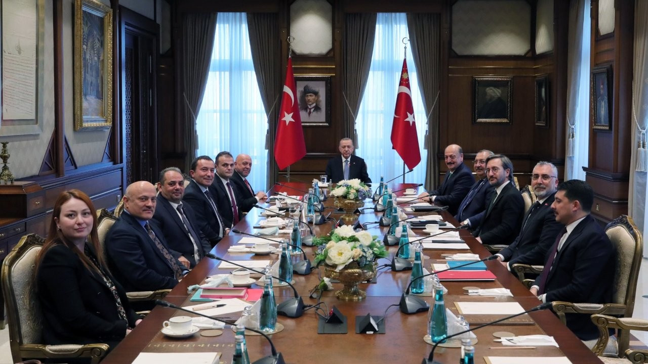 Cumhurbaşkanı Erdoğan, Hak-İş heyetiyle görüştü