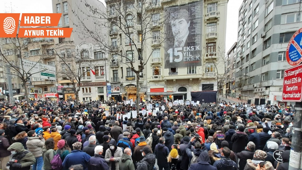 Hrant Dink anıldı: 'Büyülü sözlerinden uzak 15 eksik yıl'