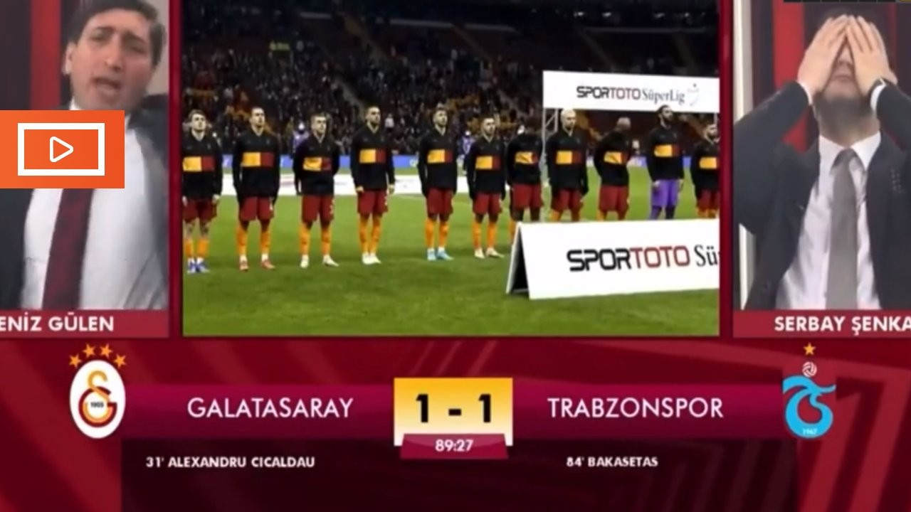 Trabzonspor'un golünden sonra GS TV spikerlerinin isyanı viral oldu