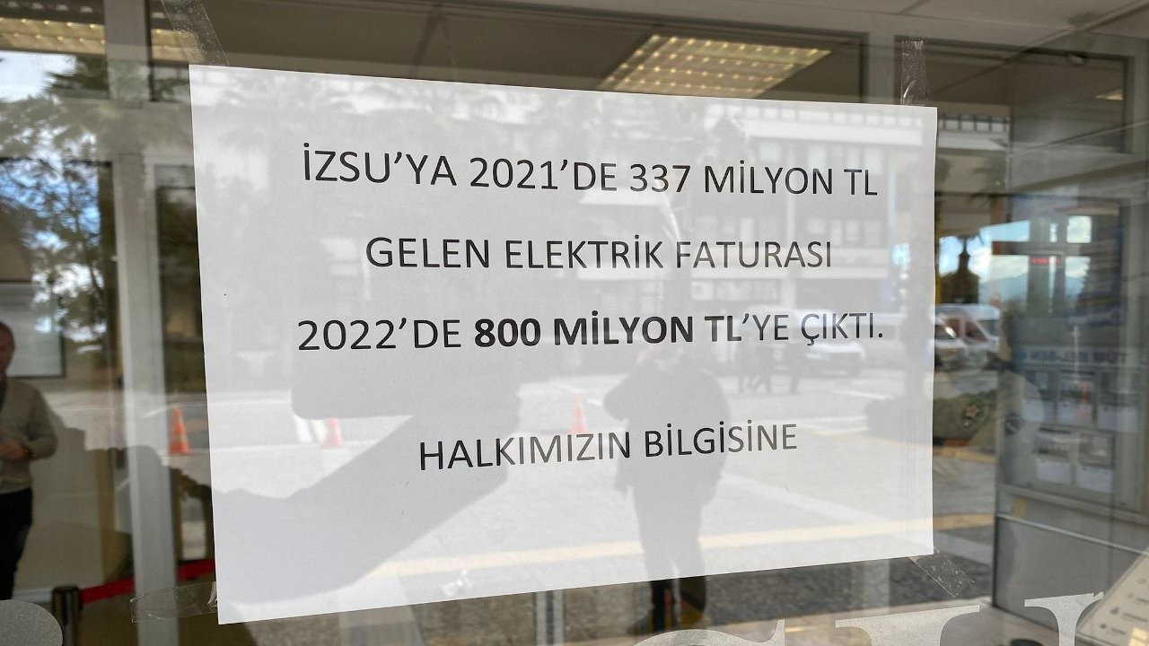 Tunç Soyer: İZSU'nun yıllık elektrik faturası 800 milyon liraya çıktı