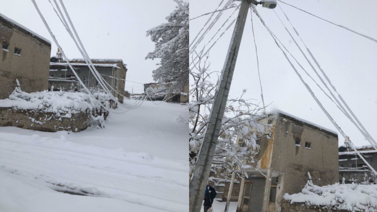 Kar altındaki Kemerhisar'da elektrik kesintisi 20 saati aştı