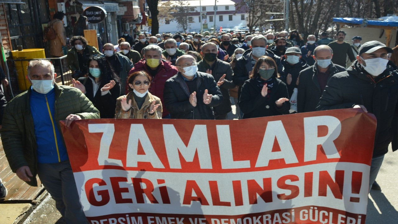 Dersim’de zam protestosu: Bu iktidar da bu düzen de çürümüştür