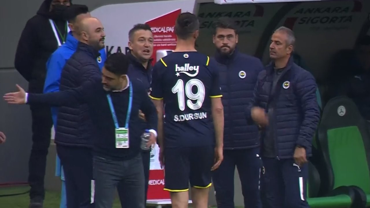 İsmail Kartal 'çık' dedi Serdar Dursun çıkmak istemedi