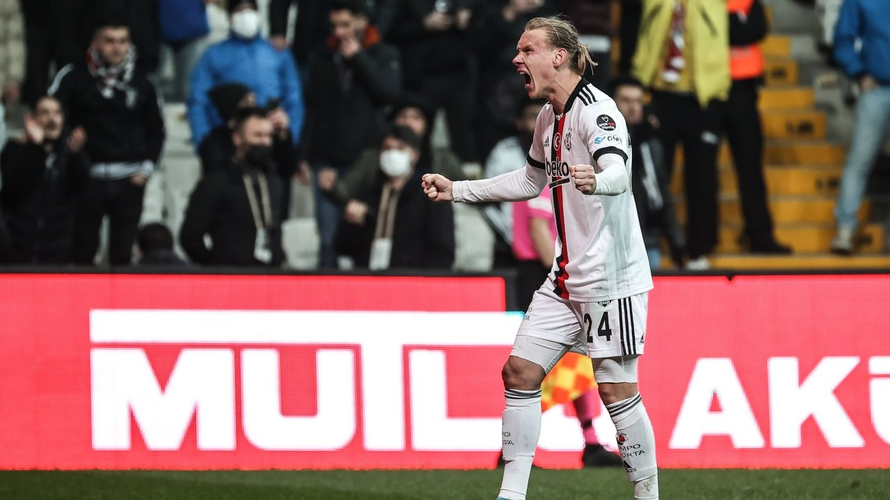 Vida attı, Beşiktaş 3 maç sonra kazandı