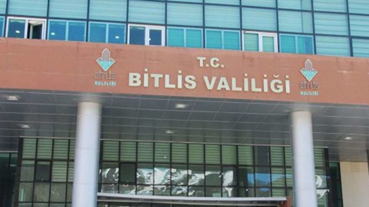 Bitlis'te gösteri ve yürüyüşler yasaklandı