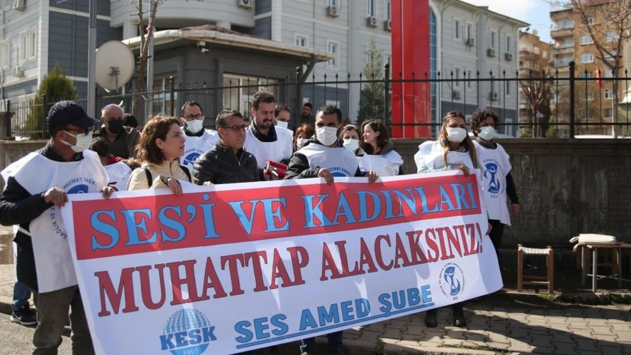 SES'ten Diyarbakır'da eylem: Mücadeleyi yükselteceğiz