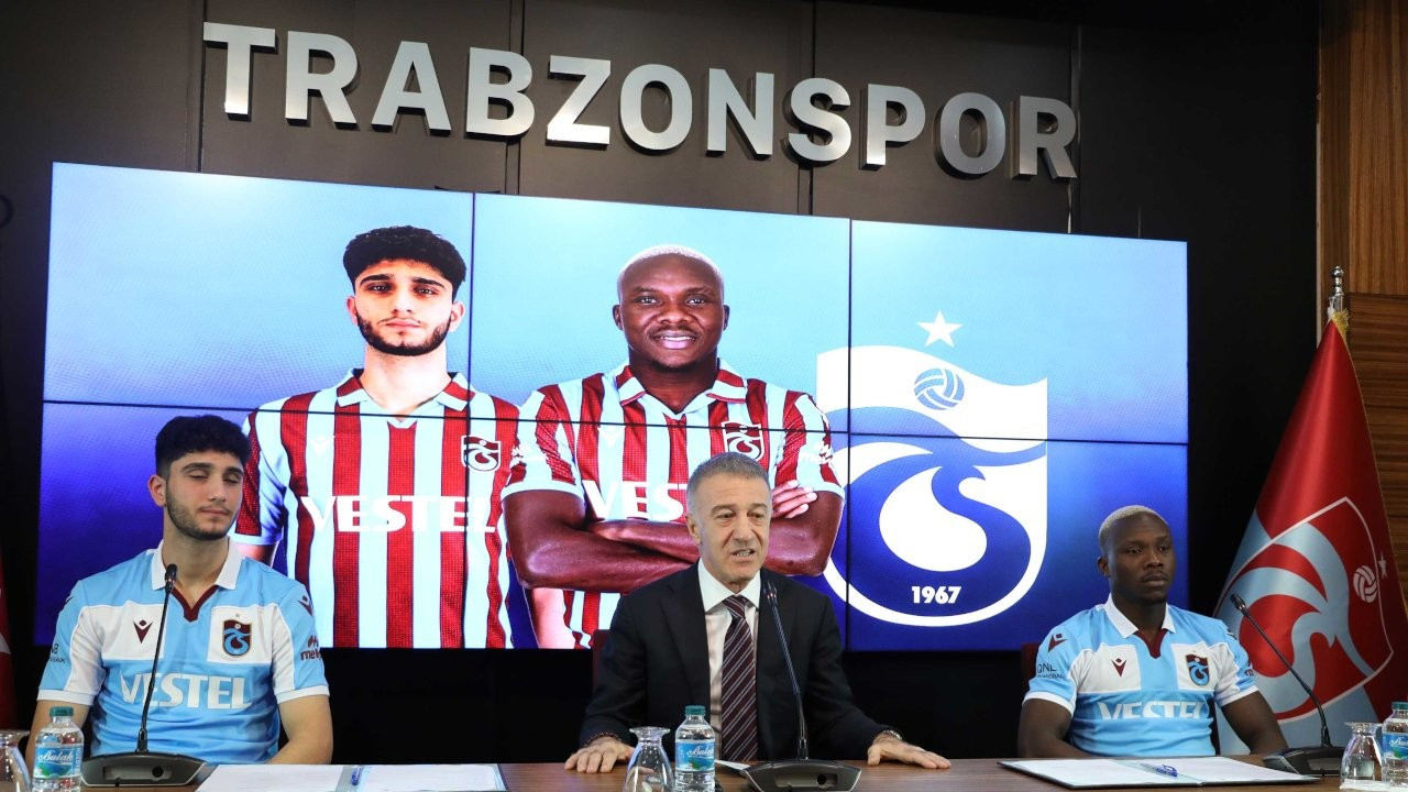 Trabzonspor’da iki imza
