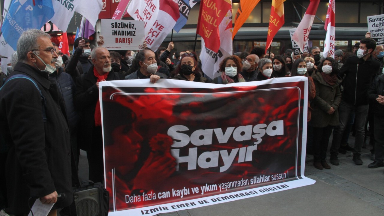 İzmir Emek ve Demokrasi Güçleri: Savaşa derhal son verilmeli