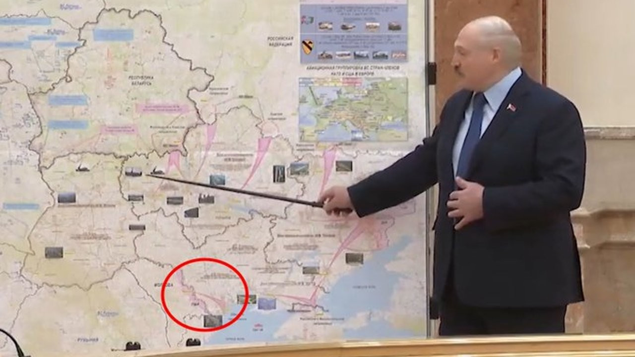 Lukaşenko 'işgal haritası'nı ifşa etti: Sırada Moldova mı var?