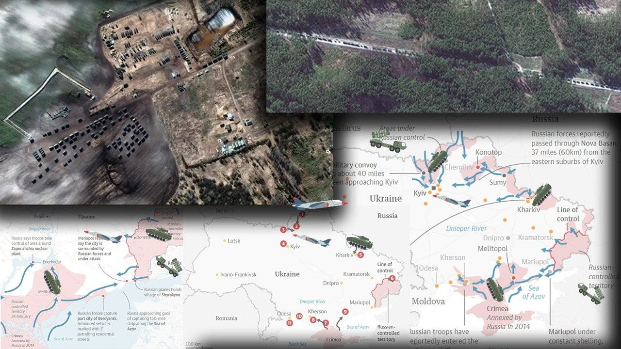 Haritalarla Ukrayna operasyonu: Rusya nasıl ilerledi?