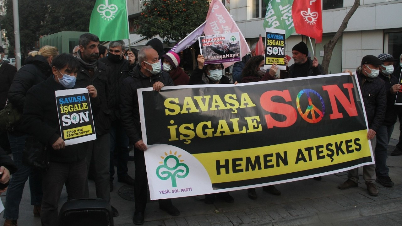 Yeşil Sol Parti Rusya'nın saldırılarını protesto etti
