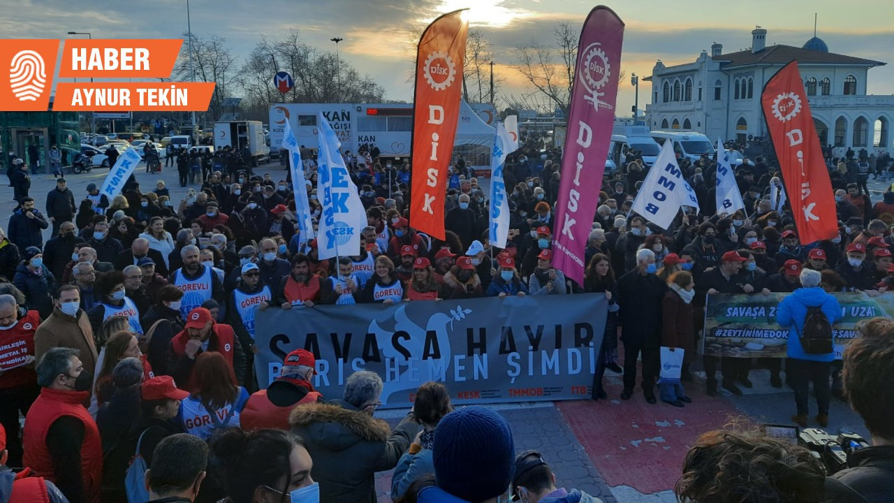 Kadıköy'de Ukrayna halkına destek eylemi: Rusya'yla nükleer anlaşmaya son verilsin