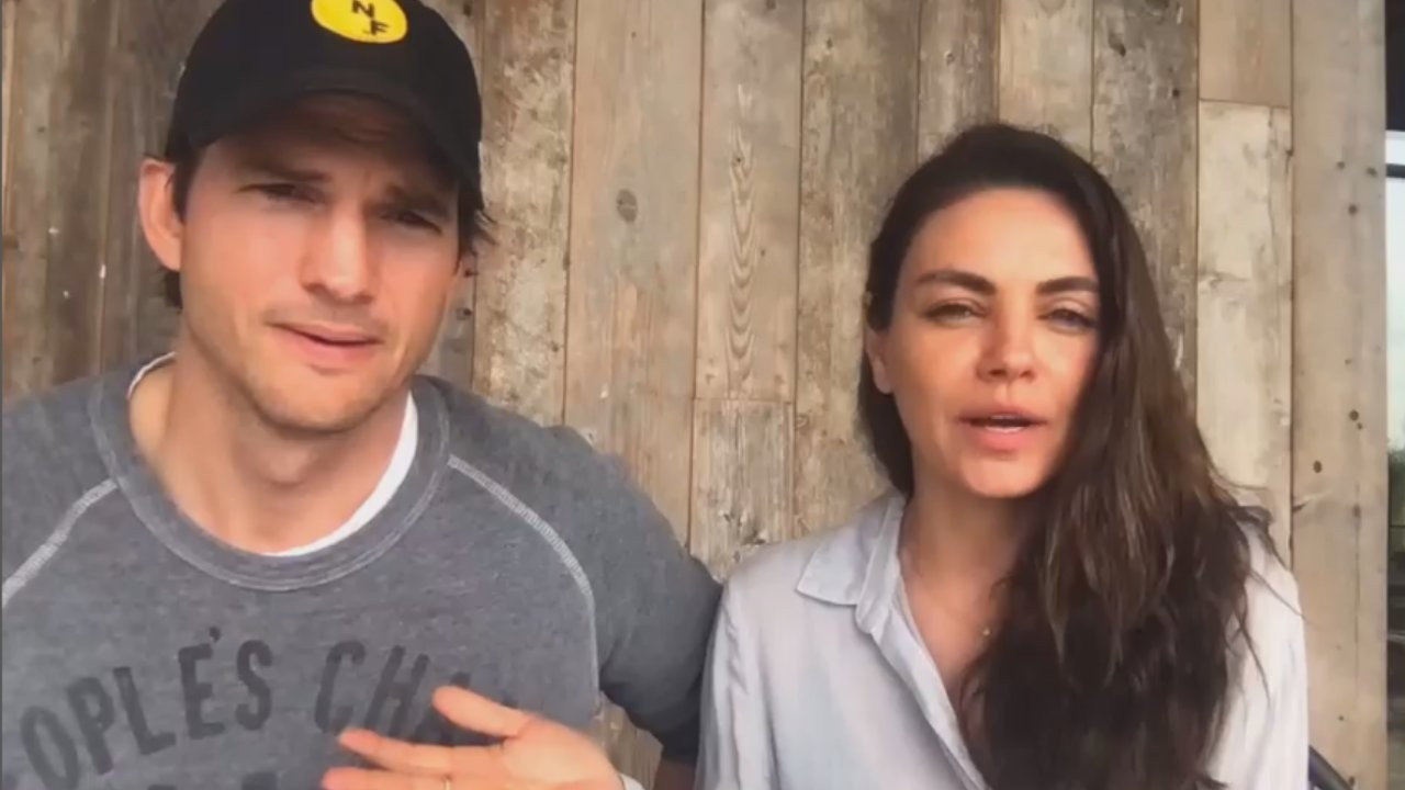 Oyuncu Mila Kunis ve Ashton Kutcher'dan Ukrayna için bağış kampanyası