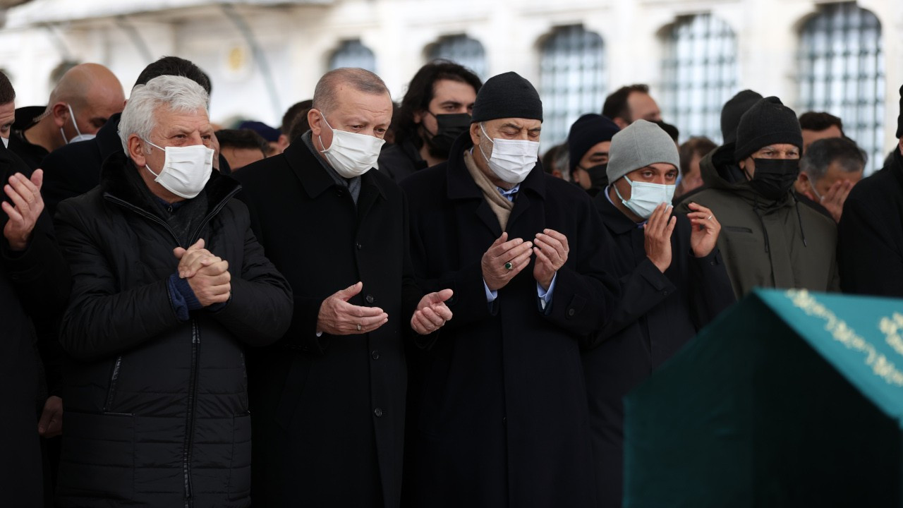Erdoğan, Halit Çizmeci'nin cenazesine katıldı
