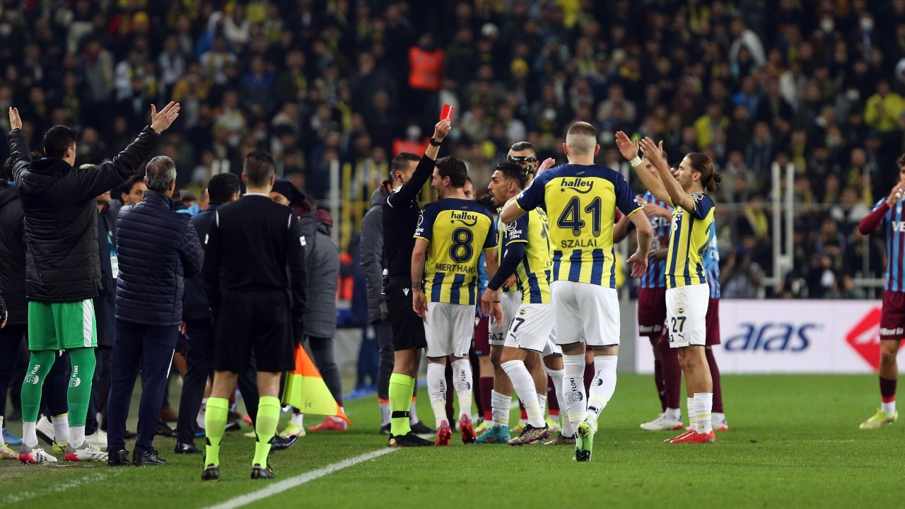 PFDK, Fenerbahçe-Trabzonspor maçının cezalarını açıkladı