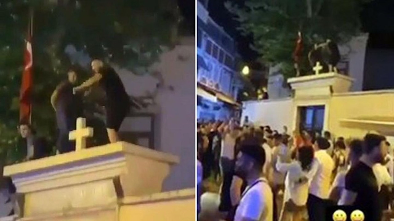 Kadıköy'de kilise kapısı üstünde dans edenler beraat etti