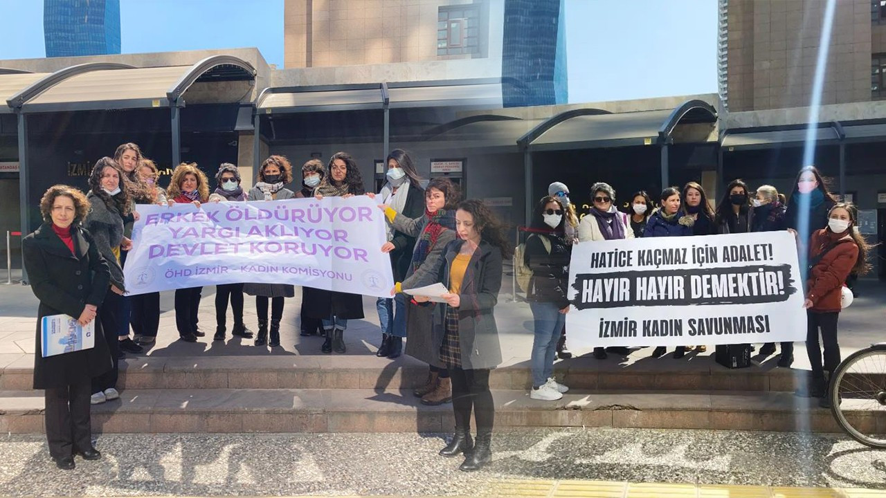 Adliye önünde kadınlardan iki ayrı protesto: Kararda imzası bulunan hâkimler objektif azmettirici