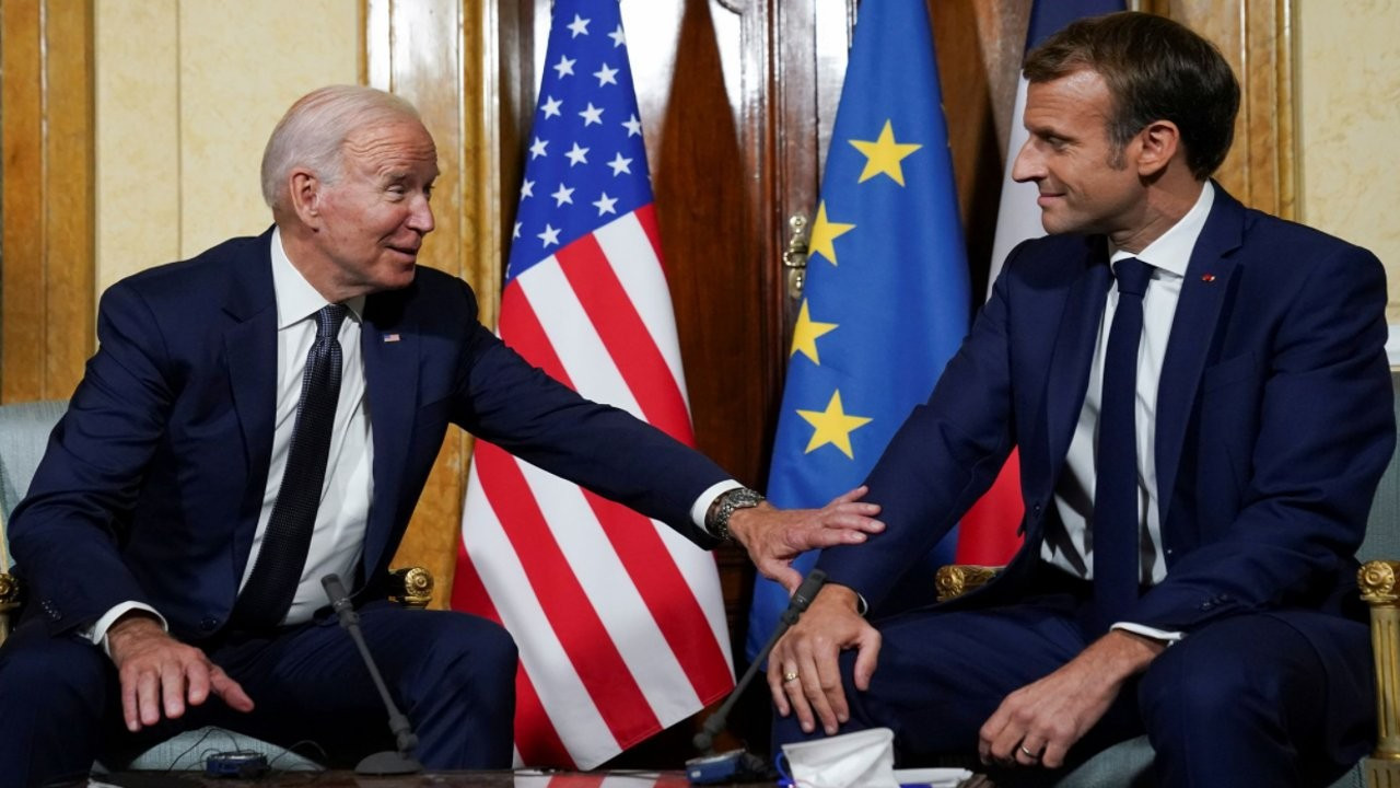 Macron'dan Biden'a 'itidal çağrısı': Savaş tırmandırılmamalı