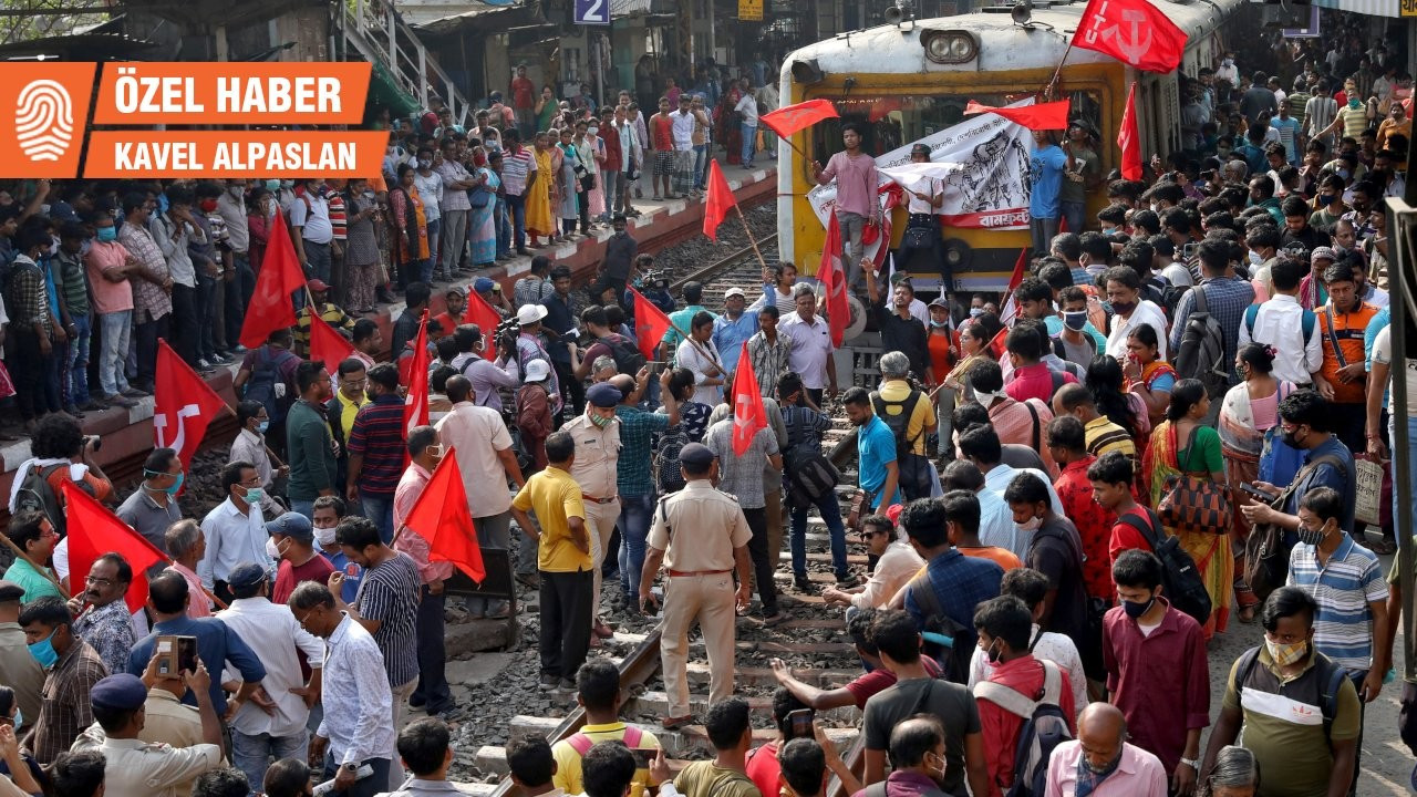 Hindistan’da iki günlük genel grev yaşamı durdurdu