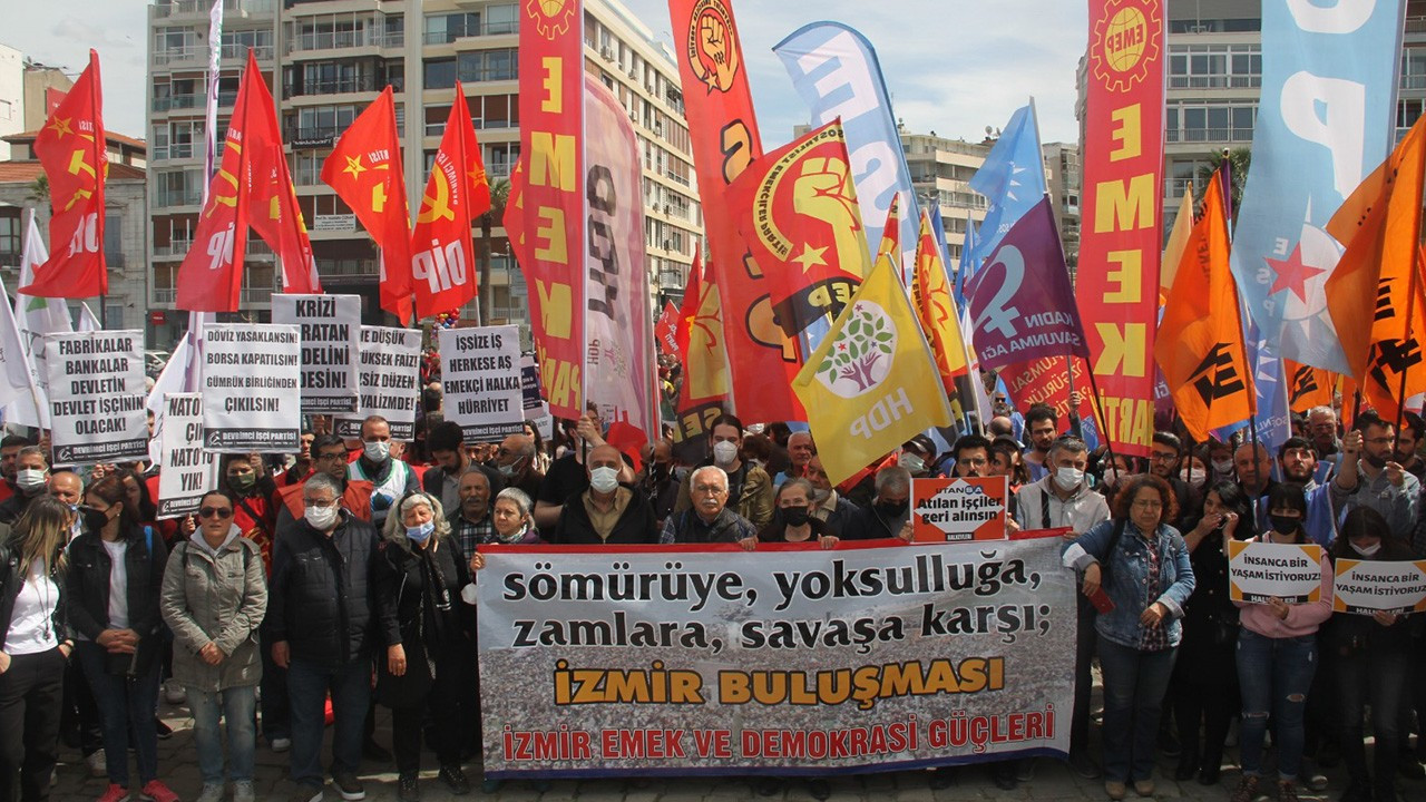 İzmir Emek ve Demokrasi Güçleri'nden sömürüye ve zamlara karşı buluşma