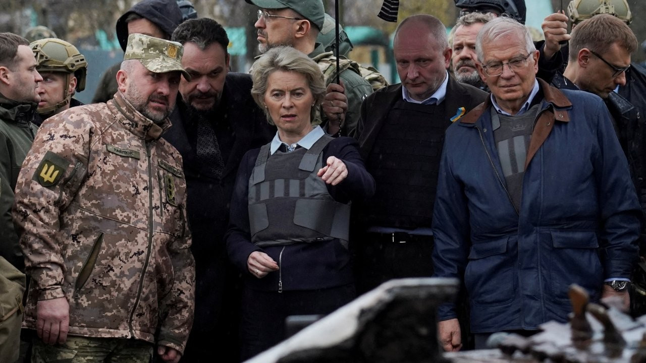 AB yöneticileri, Bucha'yı ziyareti etti: Putin'in ordusunun zalim yüzünü gördük