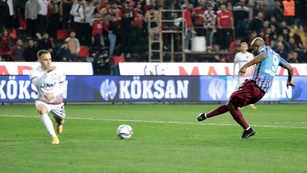 Trabzonspor, Gaziantep deplasmanından 1 puanla dönüyor