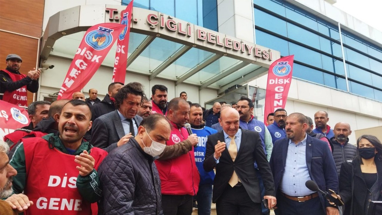 İBB Başkanı Tunç Soyer'den grevdeki işçilere: 'Yanınızdayım'