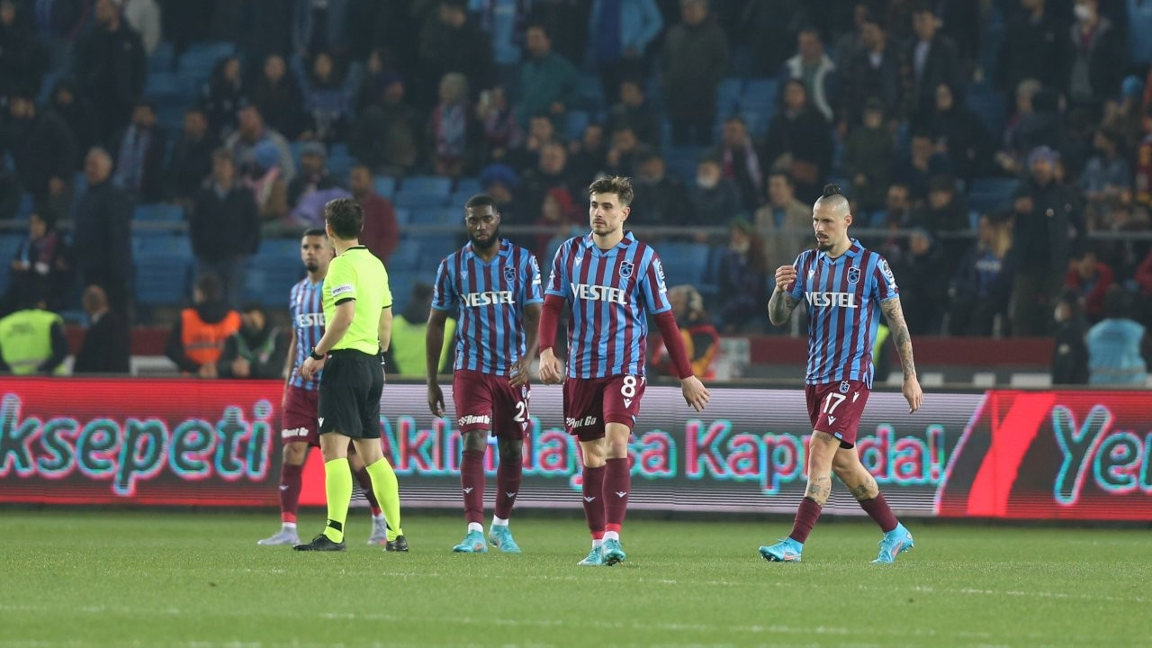 Trabzonspor'un galibiyet hasreti 4 maça çıktı