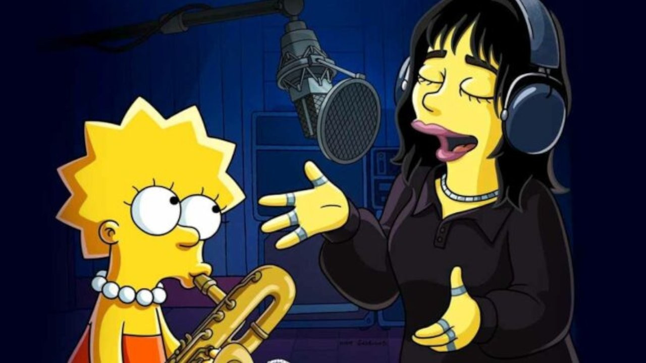 Disney Plus'a yeni kısa film geliyor: Billie Eilish, 'The Simpsons'a konuk oldu