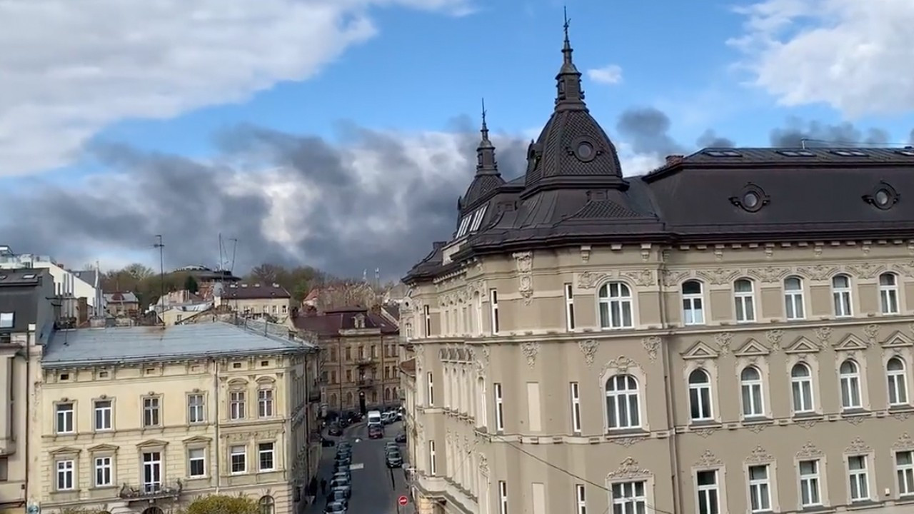 Rusya'dan Ukrayna-Polonya sınırındaki Lviv'e hava saldırıları