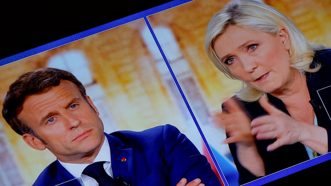 Macron ve Le Pen seçim öncesi canlı yayına çıktı: Ukrayna savaşı ve ekonomik kriz tartışıldı