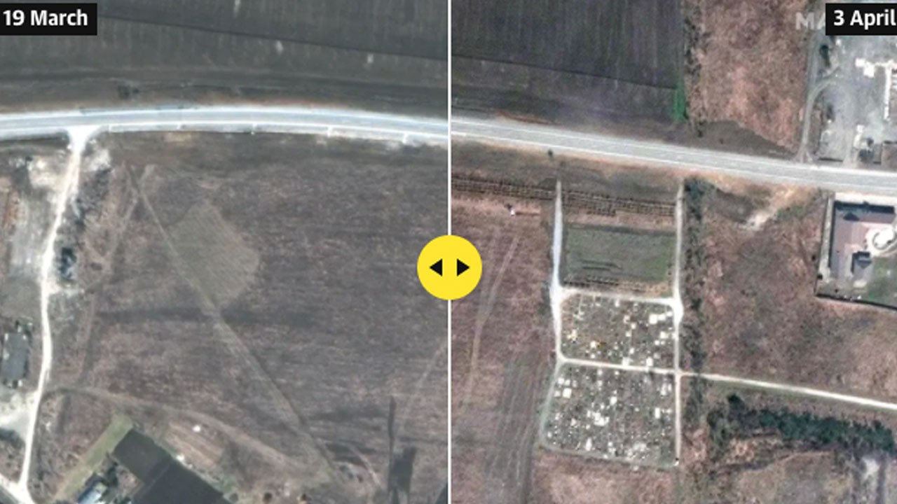 Mariupol'da toplu mezarlar iddiası: Uydu görüntüleri yayınlandı