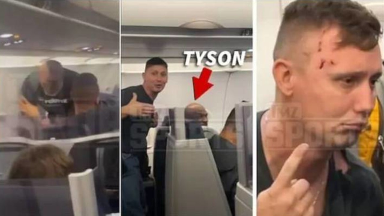 Eski boksör Mike Tyson uçakta yolcuyu yumrukladı