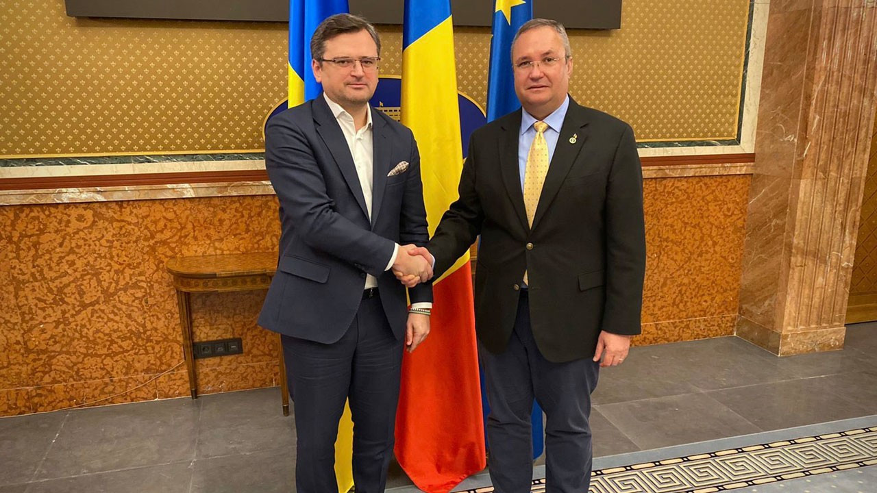 Ukrayna Dışişleri Bakanı Romanya'da: 'Ticaret iş birliğini artıracağız'