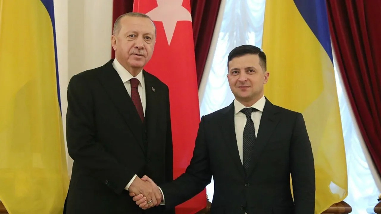 Cumhurbaşkanı Erdoğan, Ukrayna Devlet Başkanı Zelenskiy'le görüştü