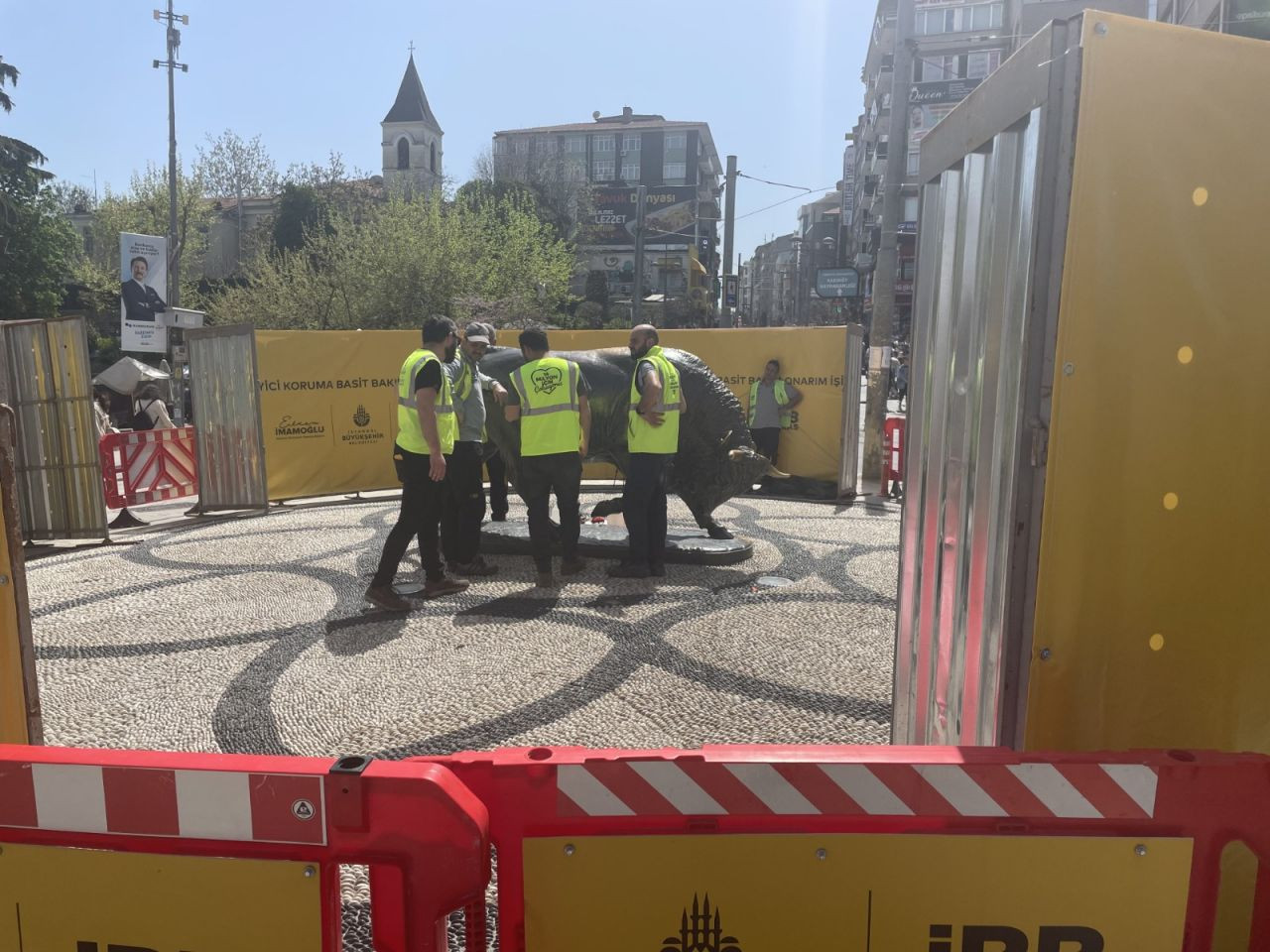 Kadıköy'deki boğa heykeli bakıma alındı - Sayfa 4