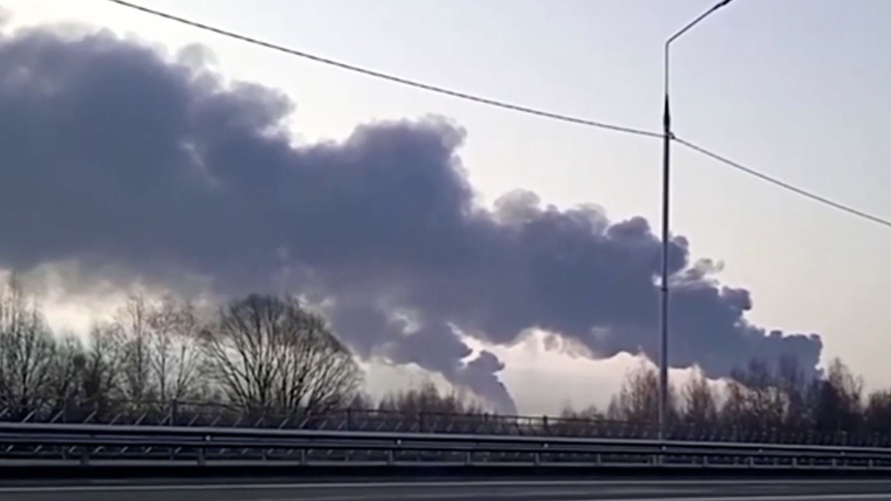 Rusya-Ukrayna sınırında petrol tesisinde patlama