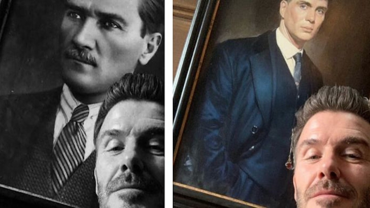 David Beckham'ın Atatürk'lü fotoğrafı montaj çıktı
