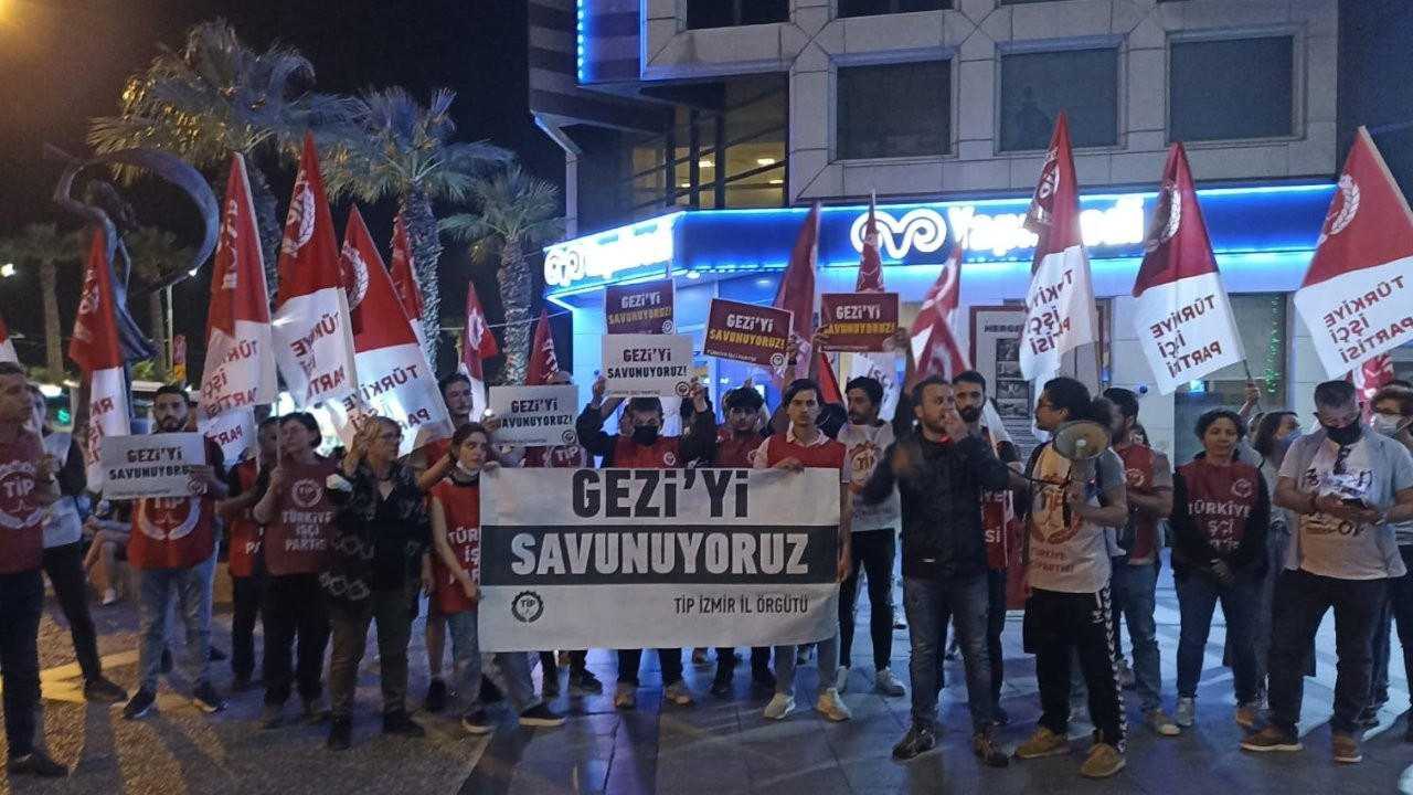 İzmir'de Gezi davası protestoları: Gezi hepimizin onurudur