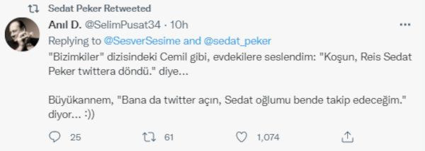 Twitter'da 'Sedat Peker' hareketliliği: 'Bu kez gümbür gümbür geliyor' - Sayfa 4