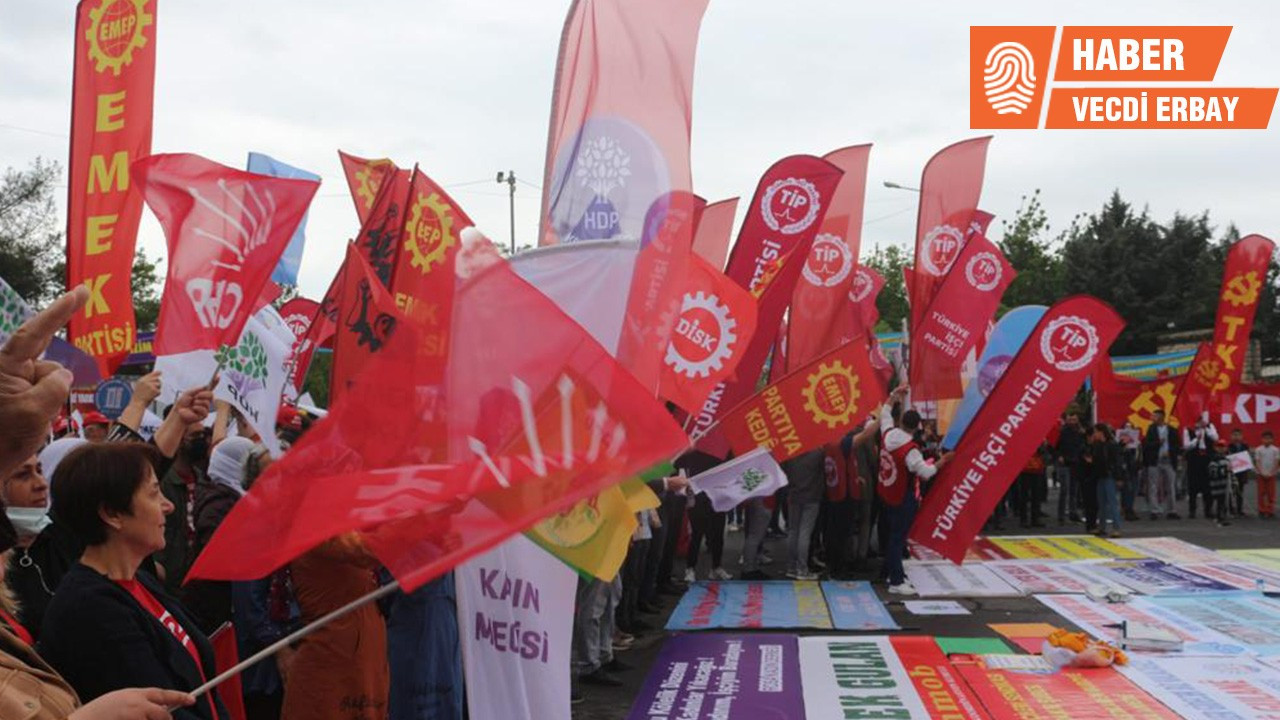 Diyarbakır’da 1 Mayıs kutlamasında Mızraklı'nın mesajı okundu