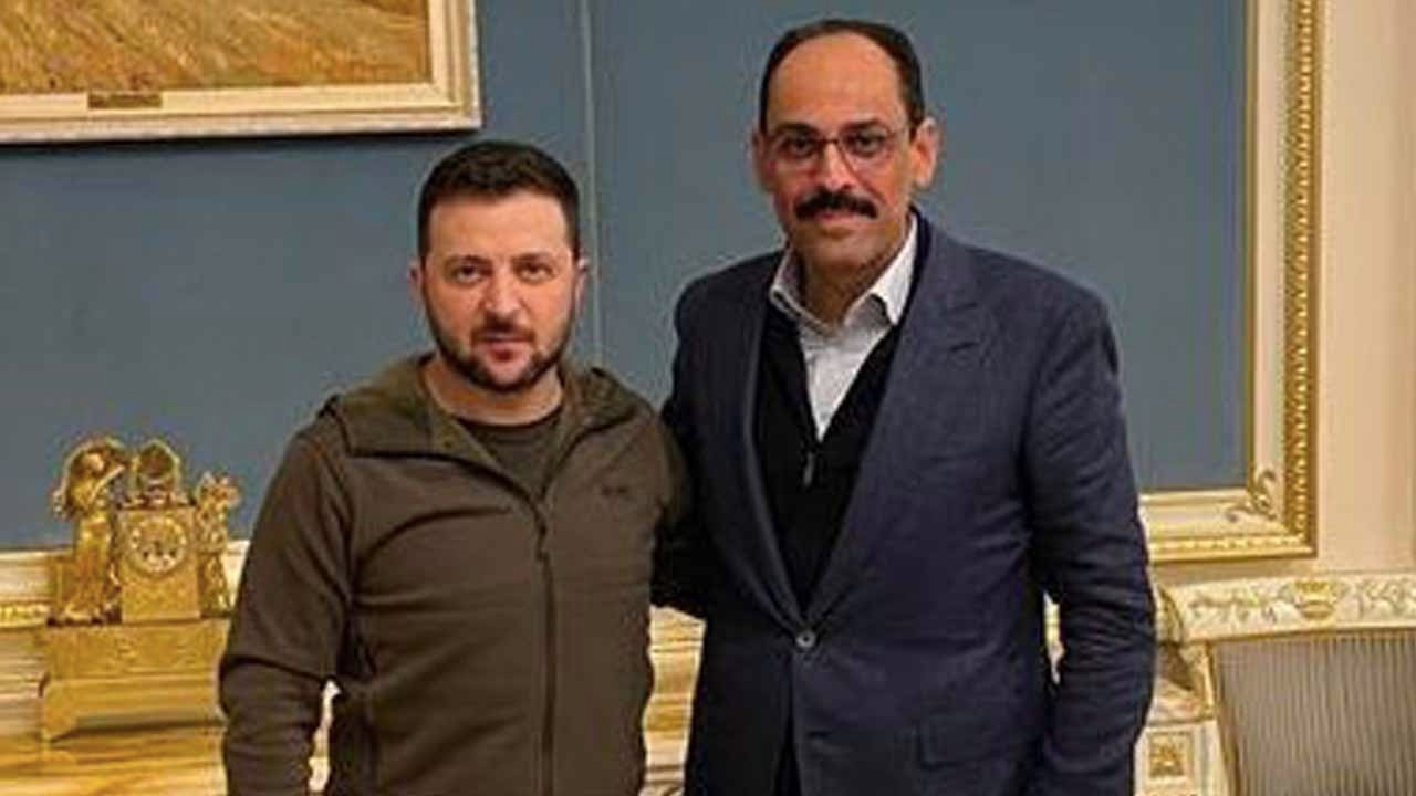 Ankara'dan Kiev'e resmi ziyaret: İbrahim Kalın Zelenskiy'le görüştü