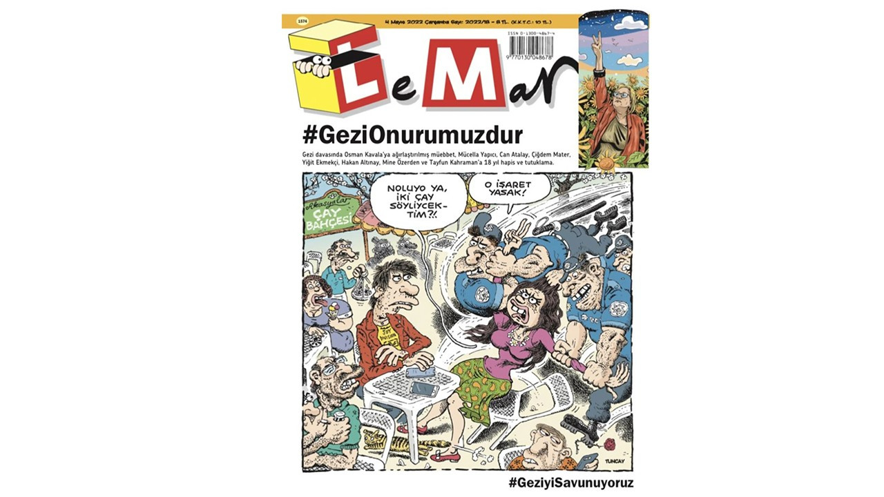 LeMan'dan Gezi Davası kapağı: Onurumuzdur