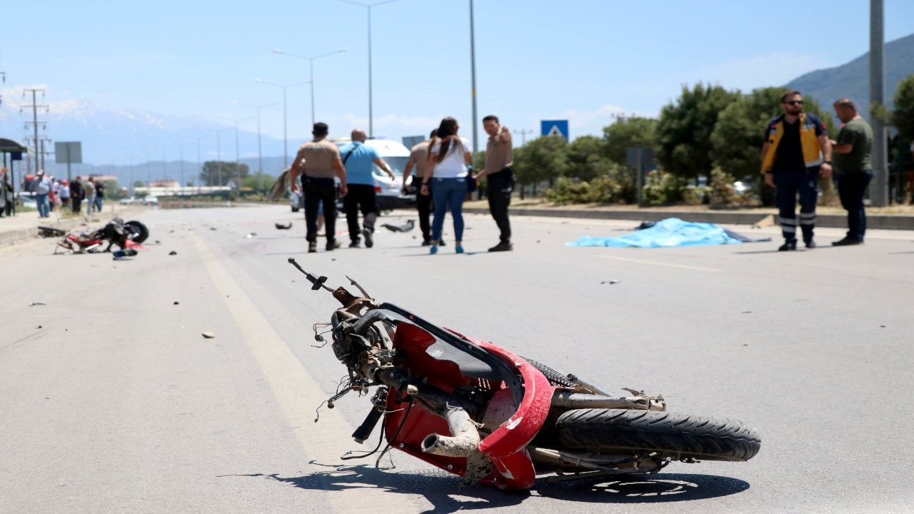 Fethiye'de iki motosiklet çarpıştı: 2 ölü