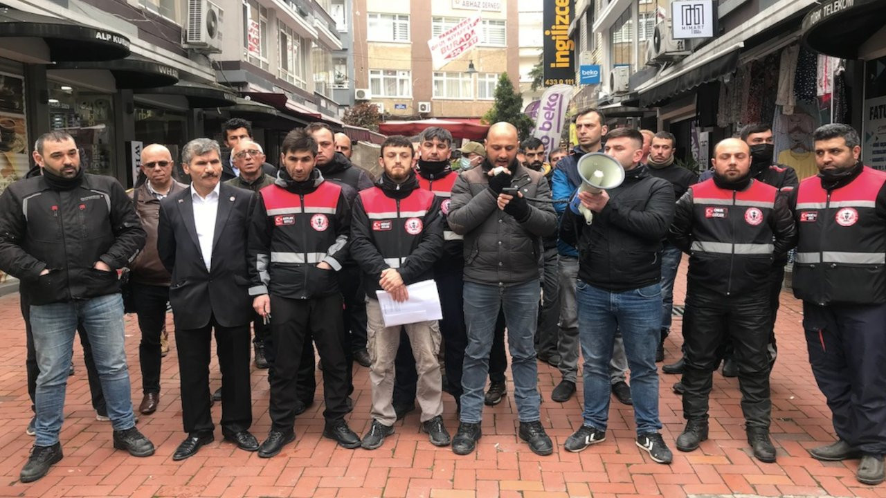 Samsun'da motokuryelerden protesto: Esnaf kurye modeli dayatılıyor