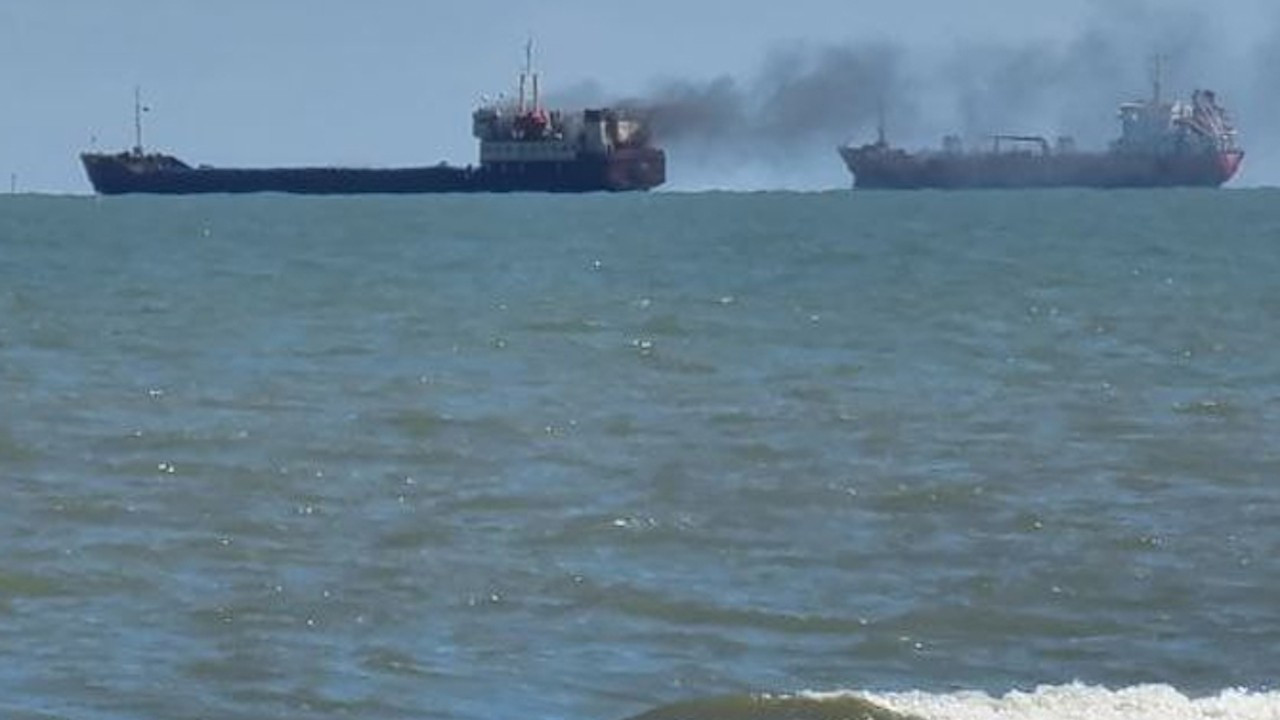 Rusya'da demirli gemide çıkan yangında bir Türkiye vatandaşı öldü