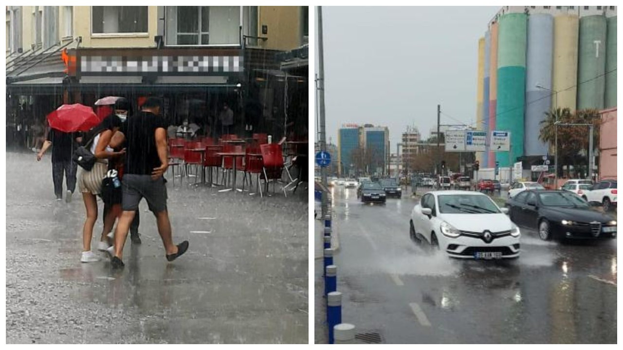 İzmir'in 3 ilçesi için kuvvetli sağanak uyarısı