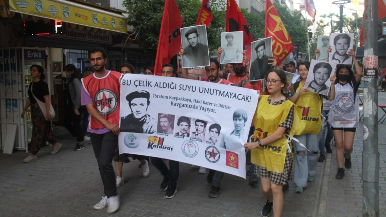 İzmir'de mayıs ayında yaşamını yitiren devrimciler anıldı
