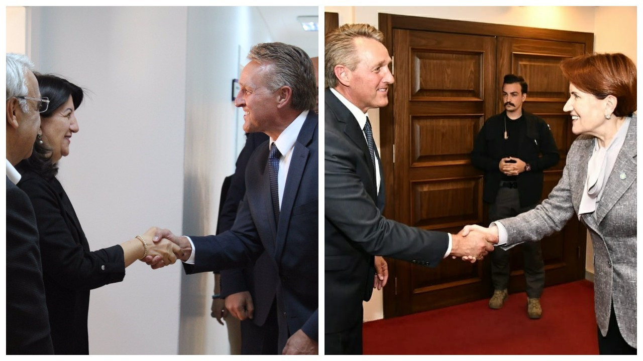 ABD Büyükelçisi Jeffrey Flake İYİ Parti ve HDP'yi ziyaret etti